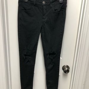 AEO Black Ripped Jeans